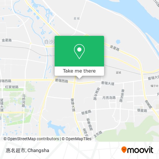 惠名超市 map