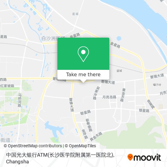 中国光大银行ATM(长沙医学院附属第一医院北) map