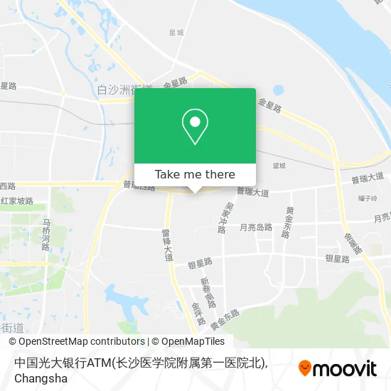 中国光大银行ATM(长沙医学院附属第一医院北) map