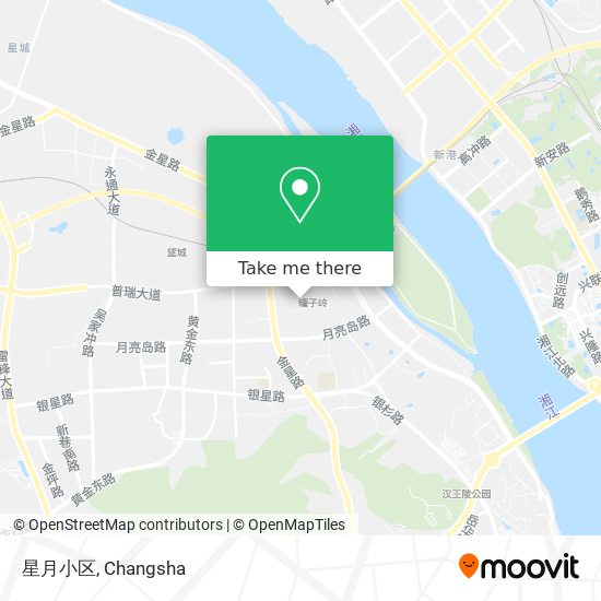 星月小区 map