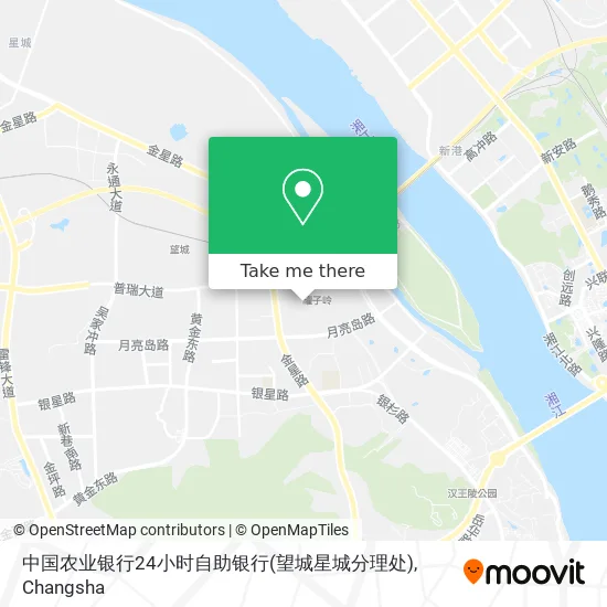 中国农业银行24小时自助银行(望城星城分理处) map