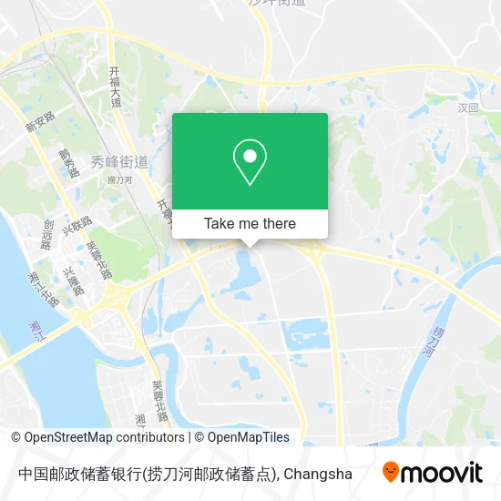 中国邮政储蓄银行(捞刀河邮政储蓄点) map