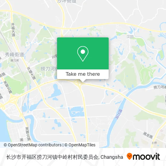 长沙市开福区捞刀河镇中岭村村民委员会 map