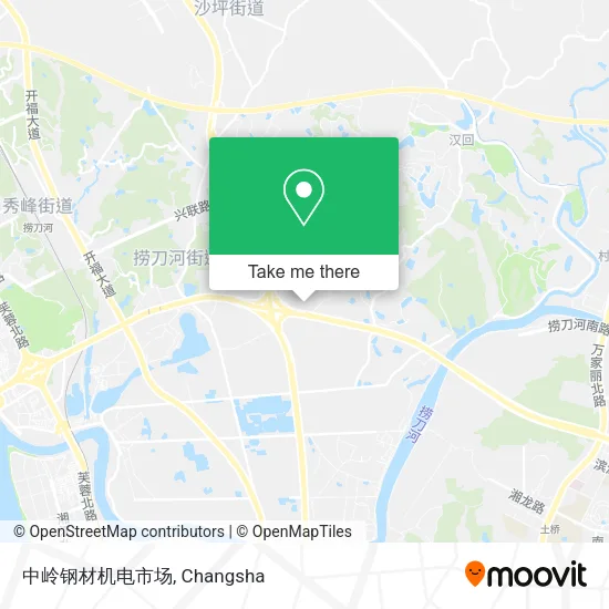 中岭钢材机电市场 map
