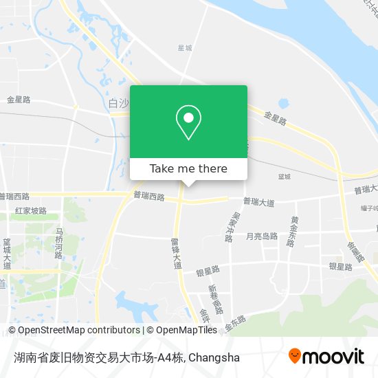 湖南省废旧物资交易大市场-A4栋 map