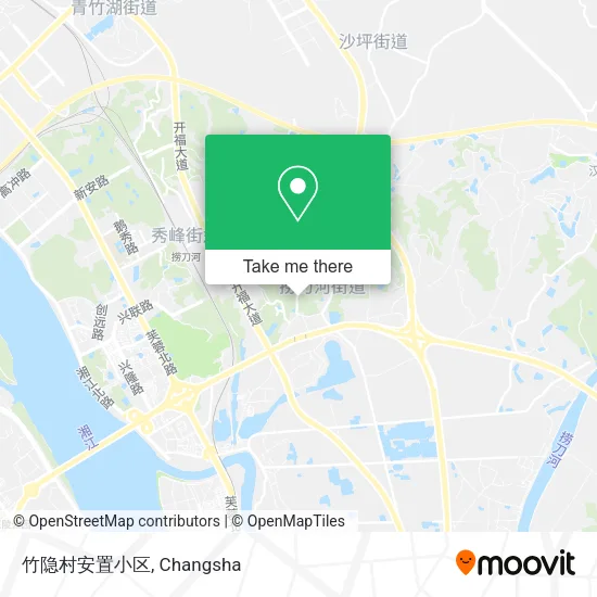 竹隐村安置小区 map