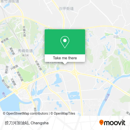捞刀河加油站 map