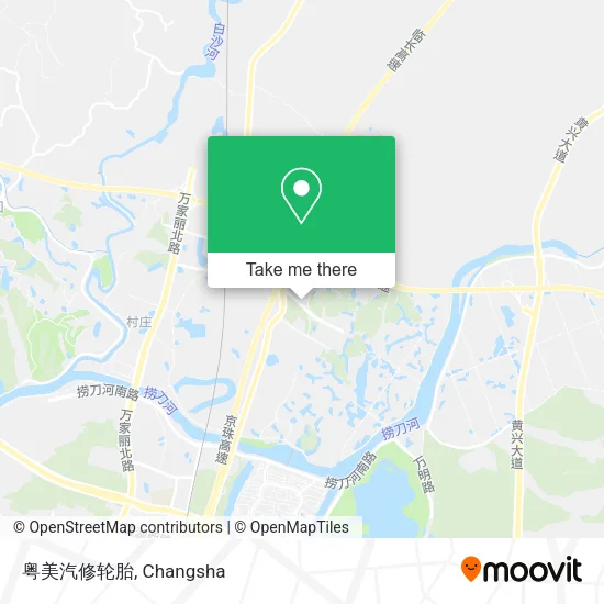 粤美汽修轮胎 map