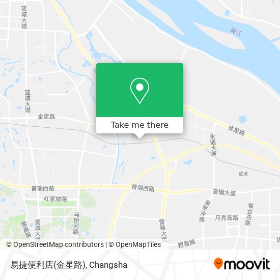 易捷便利店(金星路) map