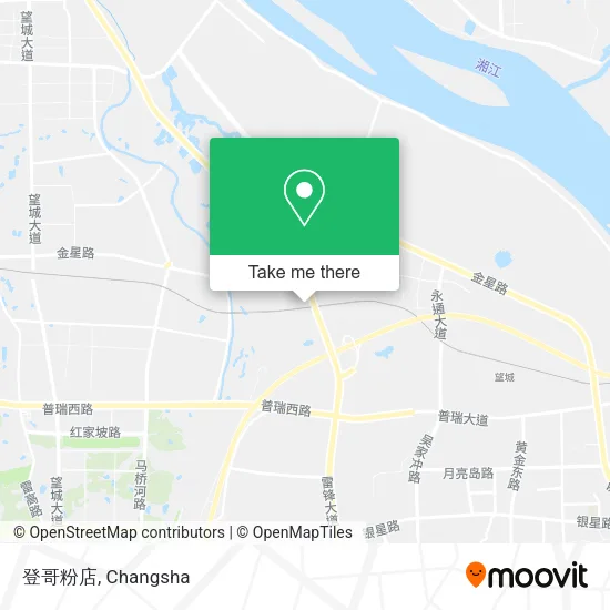登哥粉店 map