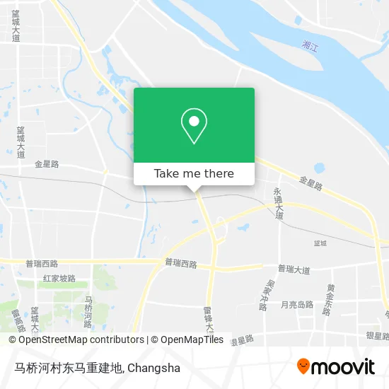 马桥河村东马重建地 map