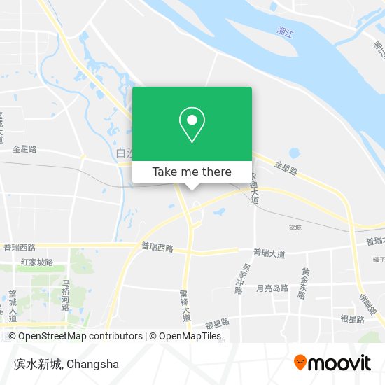 滨水新城 map