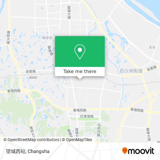 望城西站 map