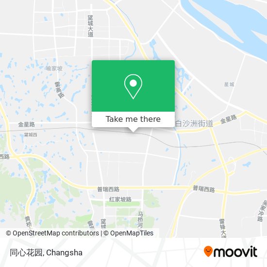 同心花园 map