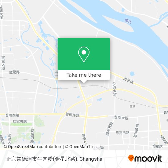 正宗常德津市牛肉粉(金星北路) map