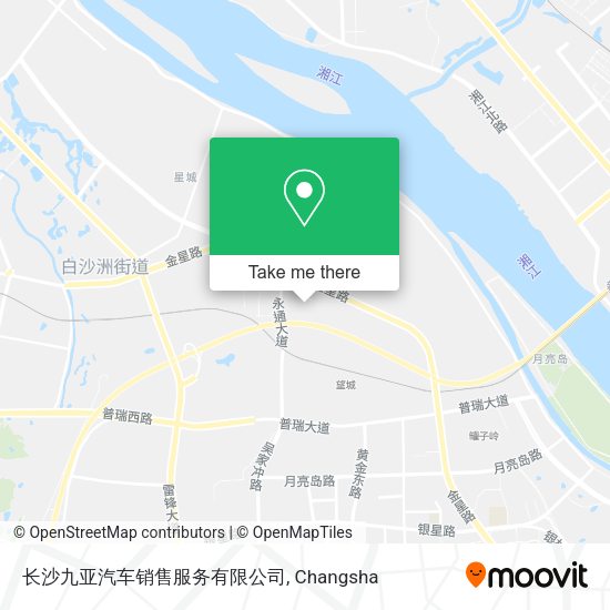 长沙九亚汽车销售服务有限公司 map