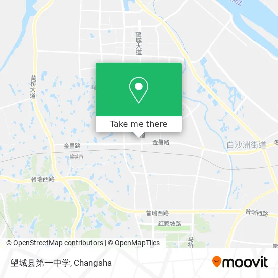 望城县第一中学 map