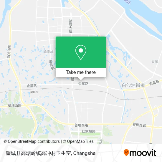 望城县高塘岭镇高冲村卫生室 map