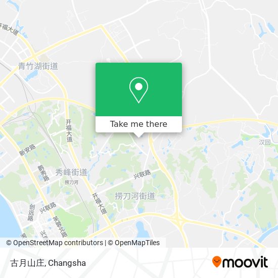 古月山庄 map