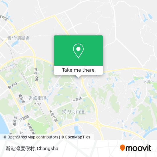 新港湾度假村 map