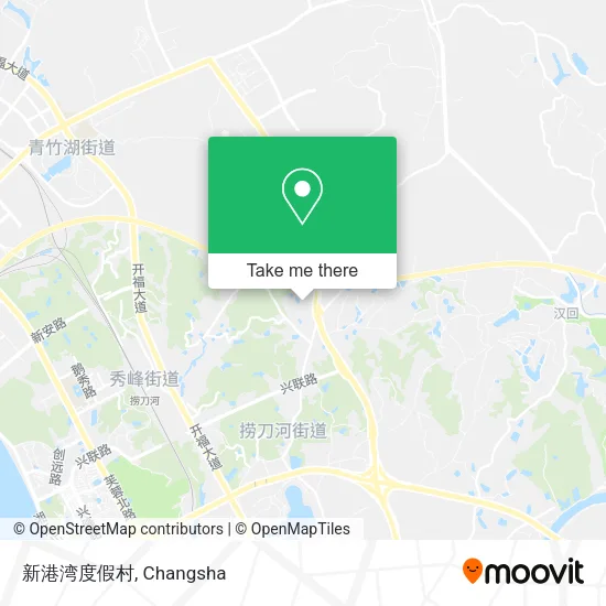 新港湾度假村 map