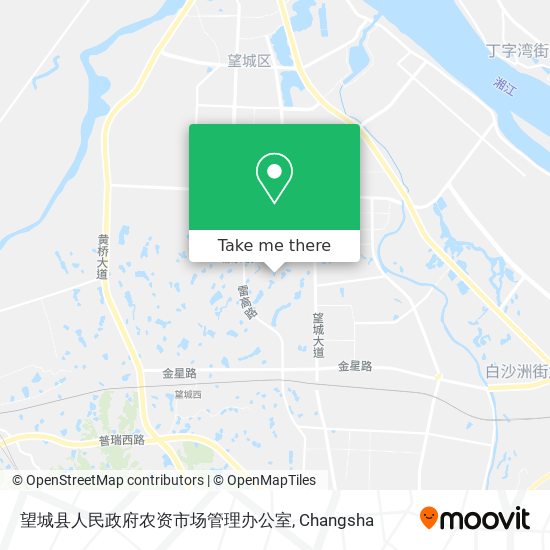 望城县人民政府农资市场管理办公室 map