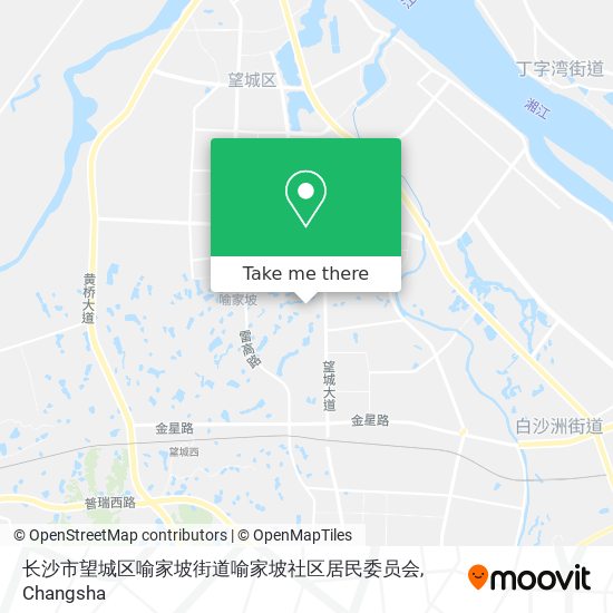 长沙市望城区喻家坡街道喻家坡社区居民委员会 map