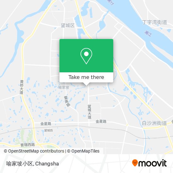 喻家坡小区 map