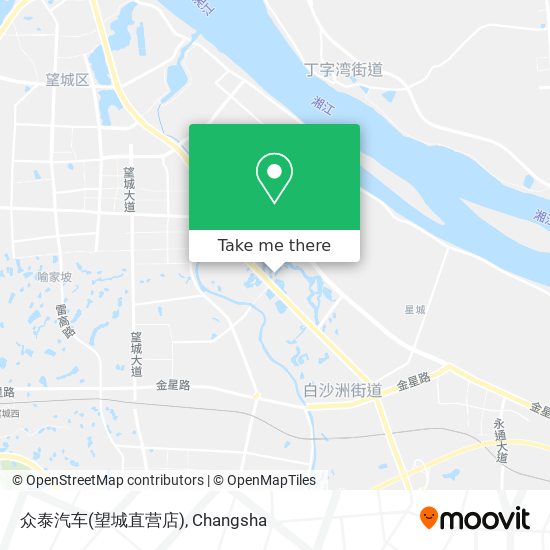 众泰汽车(望城直营店) map