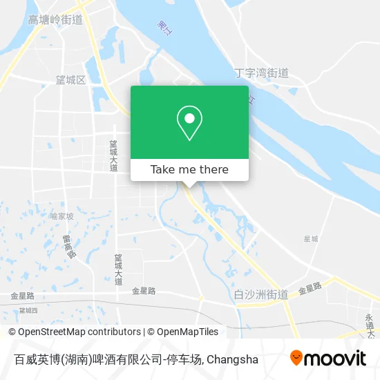 百威英博(湖南)啤酒有限公司-停车场 map