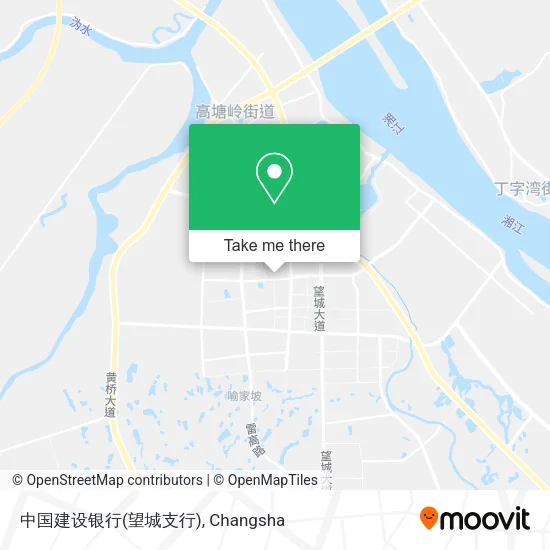 中国建设银行(望城支行) map
