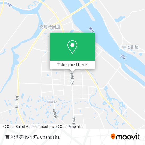 百合湖滨-停车场 map
