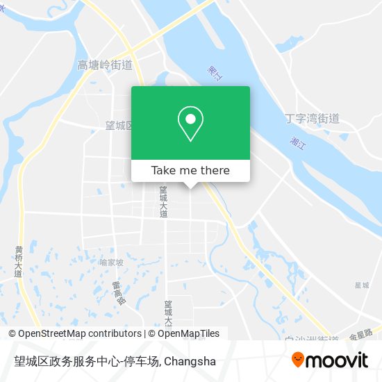 望城区政务服务中心-停车场 map