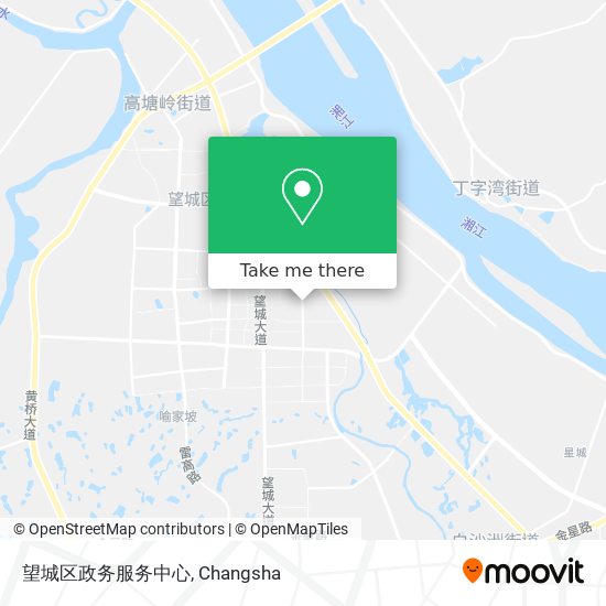 望城区政务服务中心 map