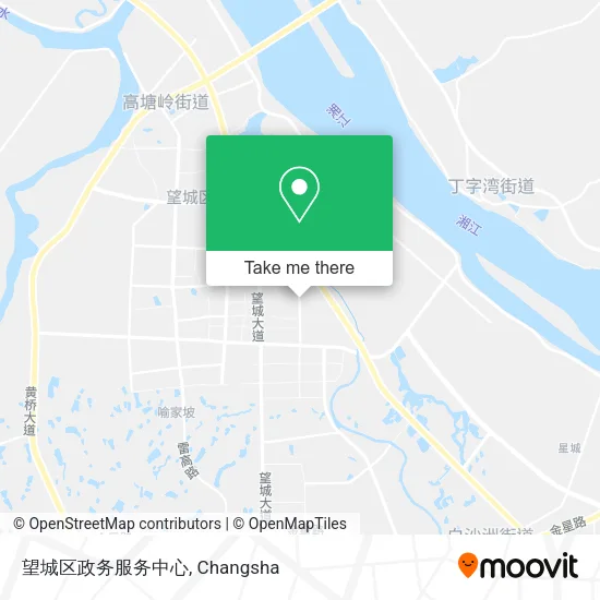 望城区政务服务中心 map