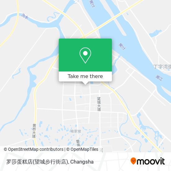 罗莎蛋糕店(望城步行街店) map