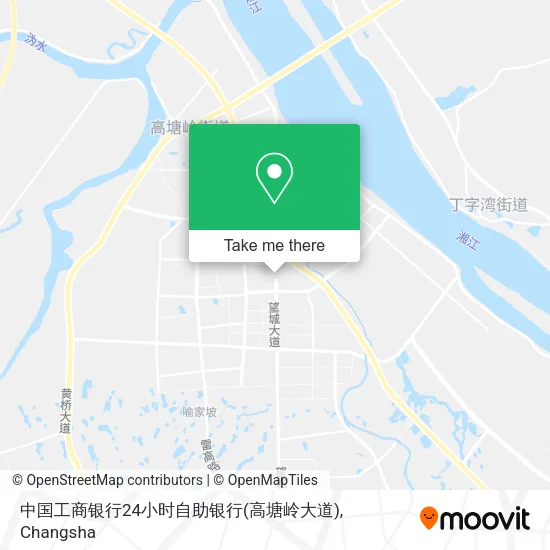 中国工商银行24小时自助银行(高塘岭大道) map