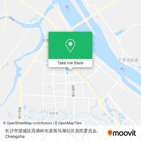 长沙市望城区高塘岭街道斑马湖社区居民委员会 map