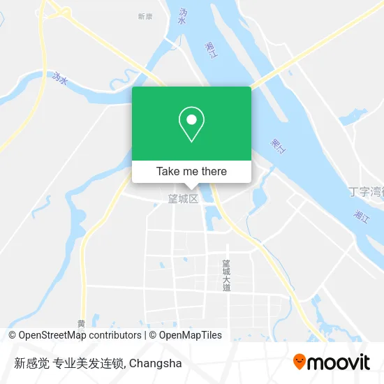 新感觉 专业美发连锁 map