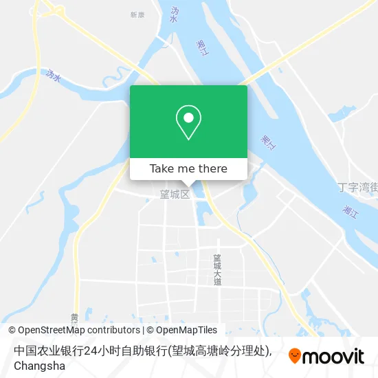 中国农业银行24小时自助银行(望城高塘岭分理处) map
