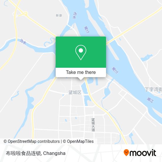 布啦啦食品连锁 map