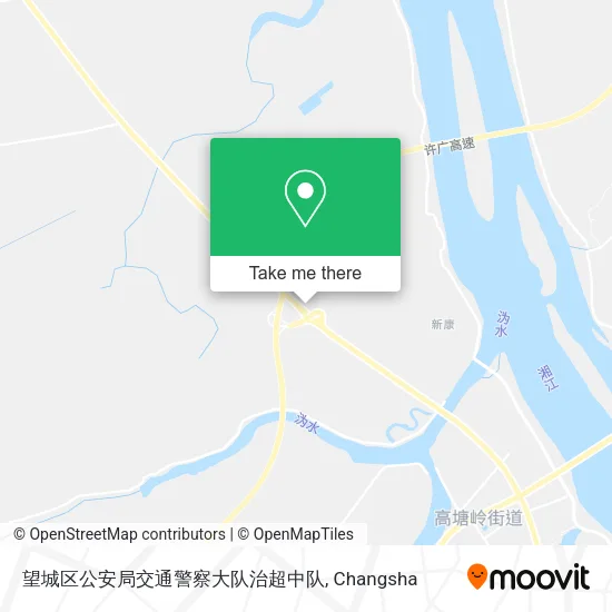 望城区公安局交通警察大队治超中队 map