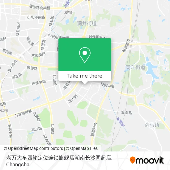 老万大车四轮定位连锁旗舰店湖南长沙同超店 map