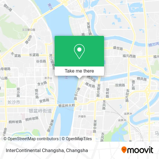 InterContinental Changsha map
