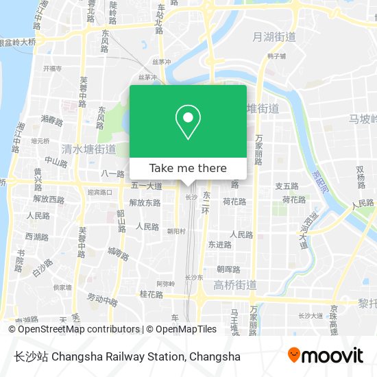 长沙站 Changsha Railway Station map