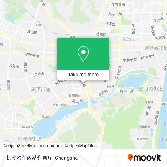 长沙汽车西站售票厅 map
