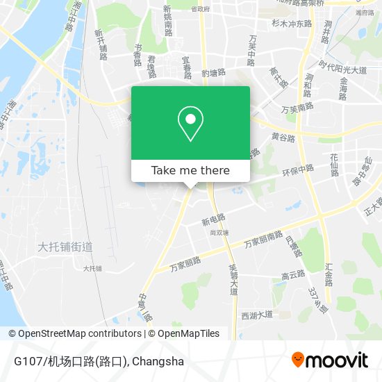 G107/机场口路(路口) map