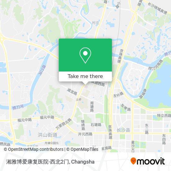 湘雅博爱康复医院-西北2门 map