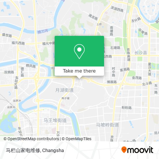 马栏山家电维修 map