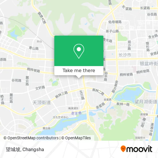 望城坡 map